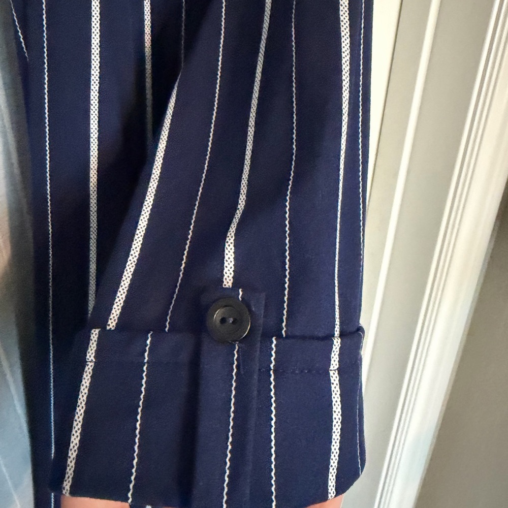 Navy Striped Women's Tunic - Picture 3 of 5